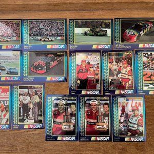 Lot of 14 Nascar Collector Cards 1993 Maxx Premier Plus